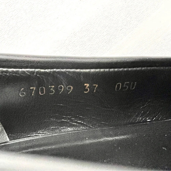 GUCCI | Marmont GG Black Quilted Chevron Leather Matelasse Slip On Loafer US 7 - Picture 15 of 15